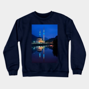 Mosque at Uzungol - Turkey Crewneck Sweatshirt